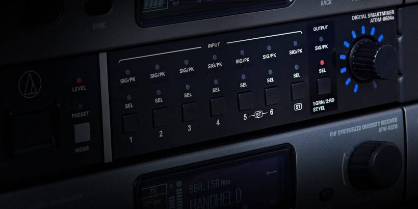 Audio-Technica 推出新款 ATDM-0604a 数字智能混音器 Audio-Technica 推出新款 ATDM-0604a 数字智能混音器