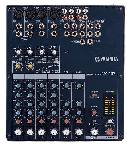 日本YAMAHA MG102C 调音台