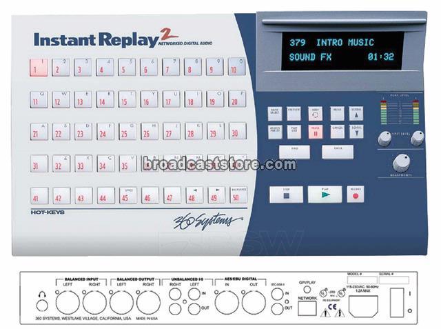 360 Systems DR600 硬盘录音机，即时播放硬盘录音机